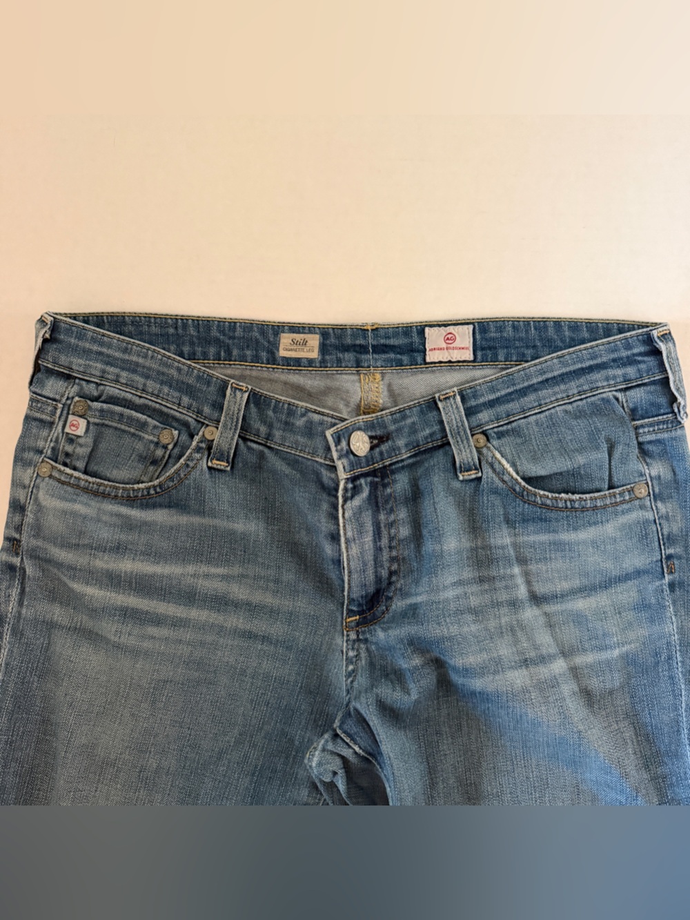 Ag Adriano Goldschmied Jeans Stilt Cigarette Leg Jeans - 29R - Picture 4 of 13